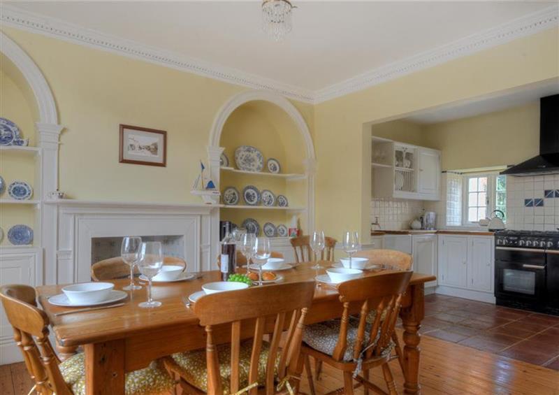 Dining room at Stone House, Charmouth