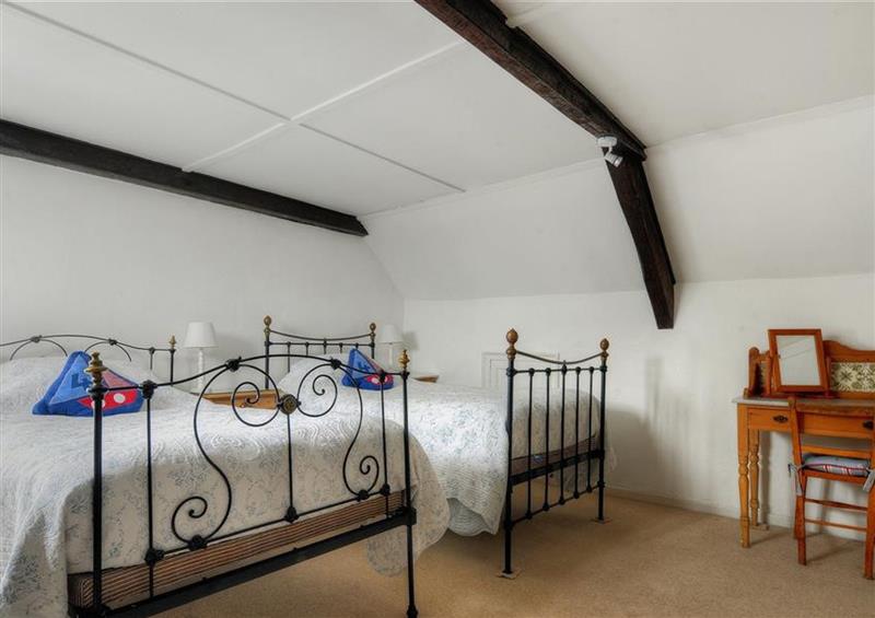 One of the bedrooms at Stone House, Charmouth