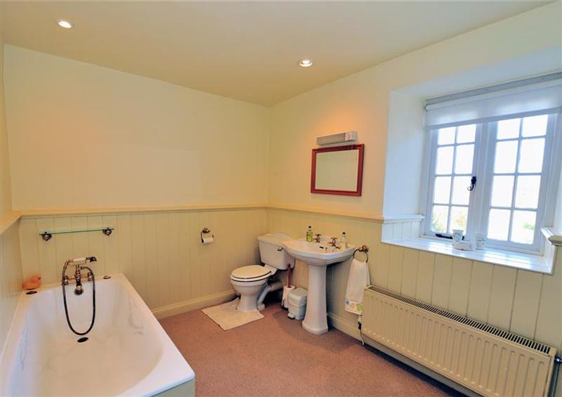 The bathroom at Stone House, Charmouth
