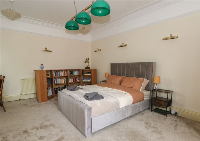 One of the bedrooms at Stone House, Haslingden