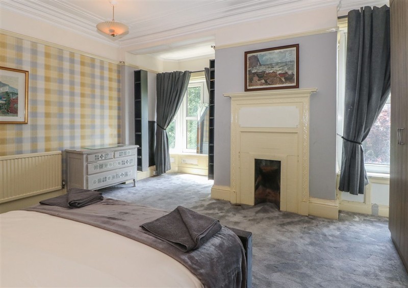 This is a bedroom at Stone House, Haslingden