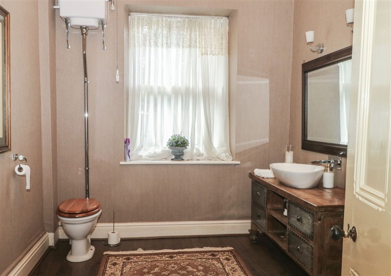 This is the bathroom at Stone House, Haslingden
