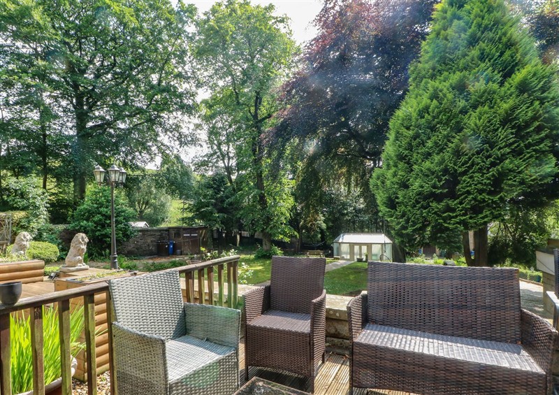 This is the garden at Stone House, Haslingden