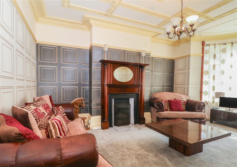 This is the living room at Stone House, Haslingden