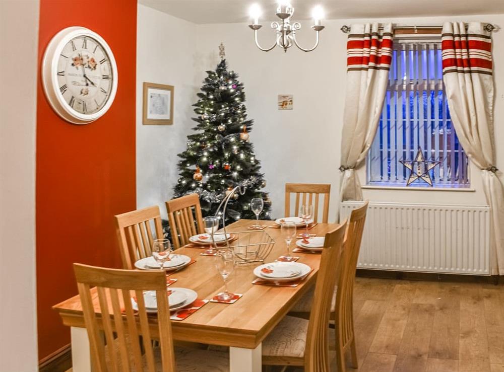 Dining Area at Stonebank Cottage in Newfield, near Bishop Auckland, Durham