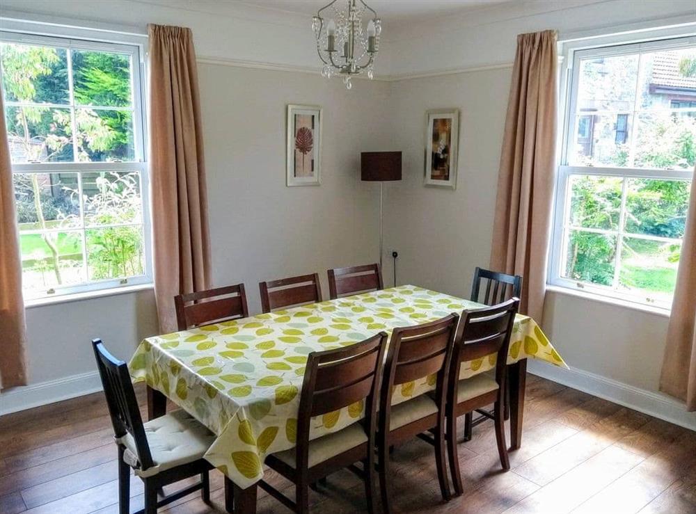 Dining room at Stonebank House in Berwick-Upon-Tweed, Northumberland
