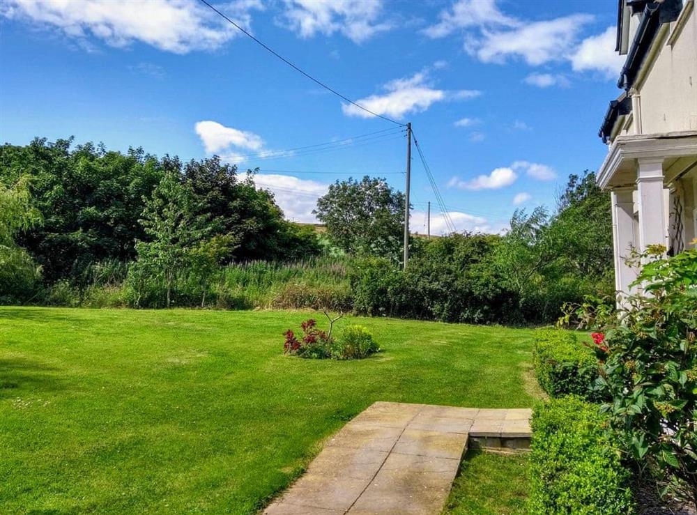 Garden at Stonebank House in Berwick-Upon-Tweed, Northumberland