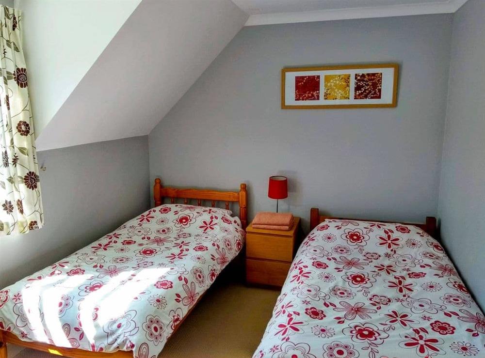 Twin bedroom at Stonebank House in Berwick-Upon-Tweed, Northumberland