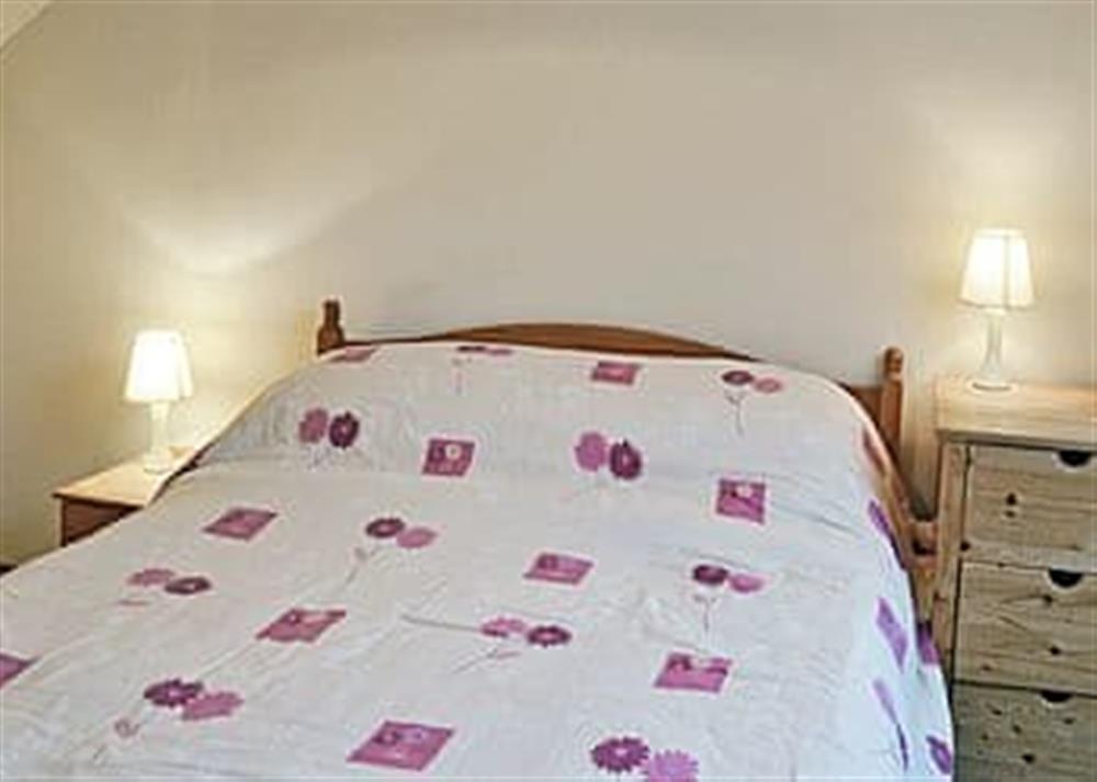 Double bedroom at Stonefield Farm Cottage in Glen Massan, near Dunoon, Argyll