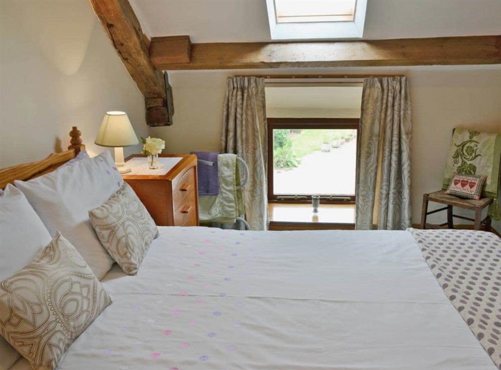 Double bedroom at Stonefold Cottage in Waberthwaite, near Ravenglass, Cumbria