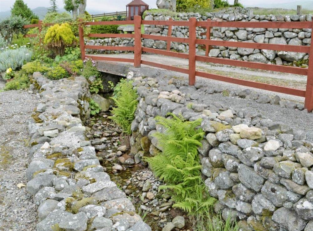 Garden and grounds at Stonefold Cottage in Waberthwaite, near Ravenglass, Cumbria