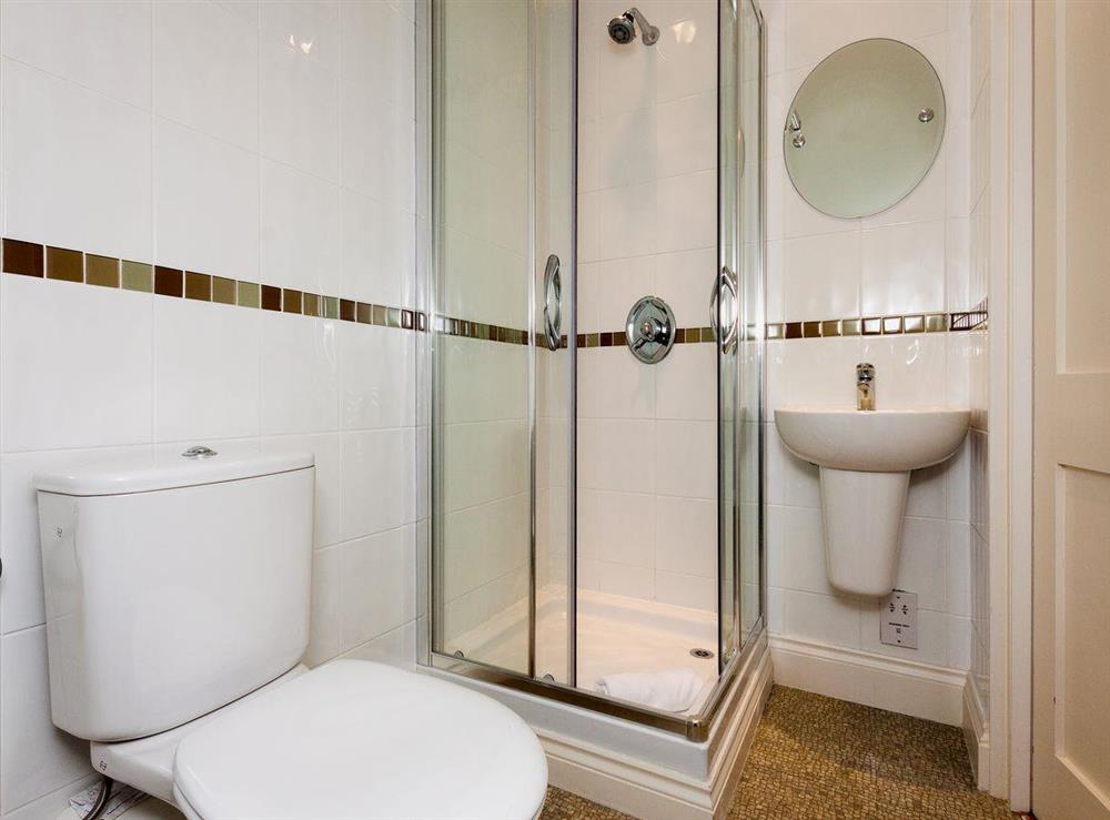En-suite shower room at Stonehouse in Salcombe, Devon