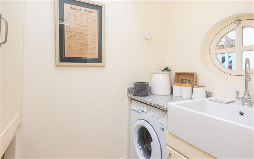 The small utility room at Stonehouse in Salcombe