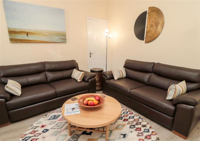 This is the living room at Stones Throw, Amble