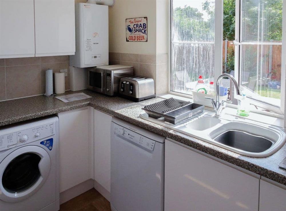 Well-appointed kitchen at Stones Throw in Bacton, Norfolk