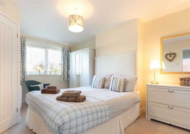 One of the bedrooms at Stones Throw, Beadnell