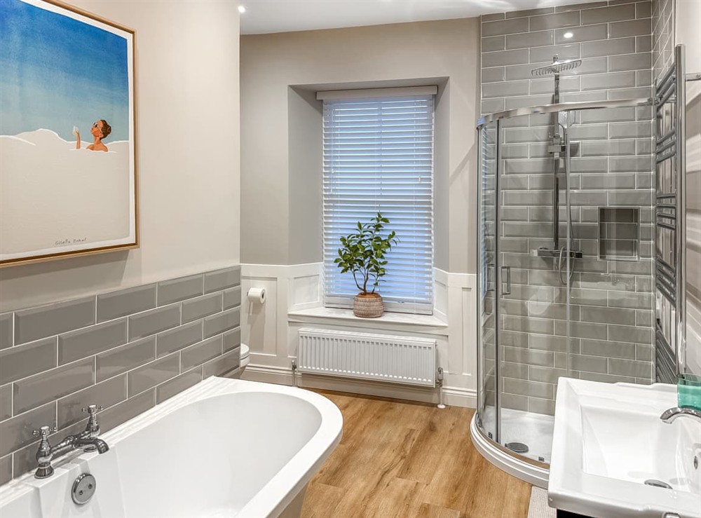 Downstairs cloakroom at Stones Throw in Richmond, North Yorkshire