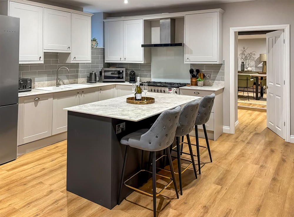 Kitchen area at Stones Throw in Richmond, North Yorkshire