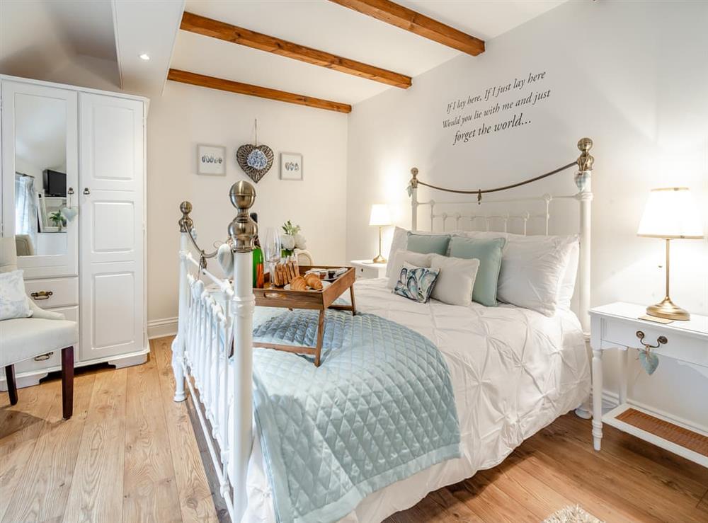 Double bedroom at Stoney Cottage in Loftus, near Staithes, Cleveland