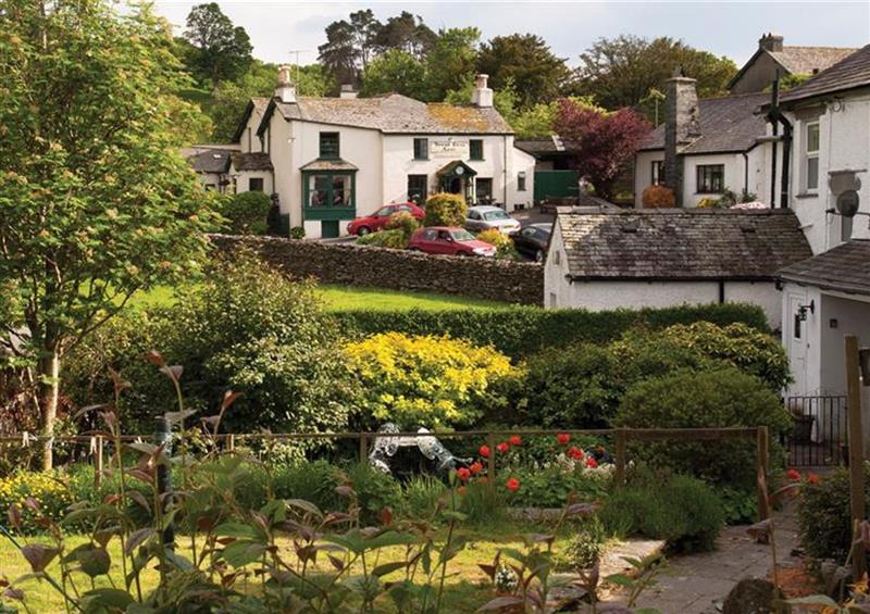 This is the garden at Stoney Croft Cottage, Hawkshead