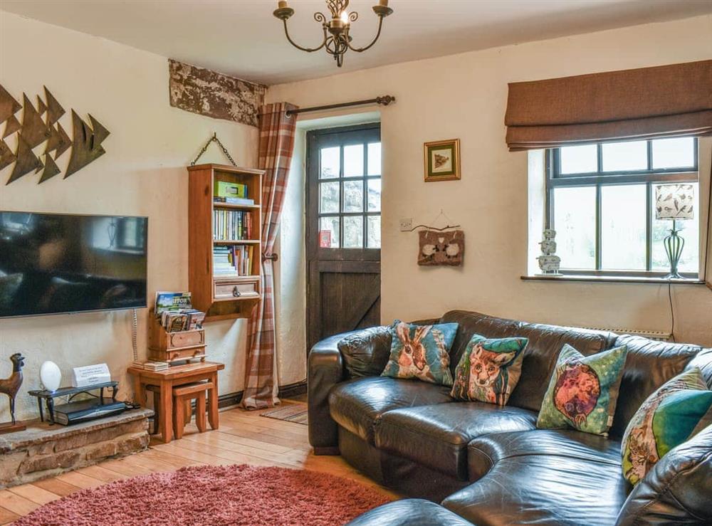 Living room at Stoney End Cottage in Worton, near Leyburn, North Yorkshire