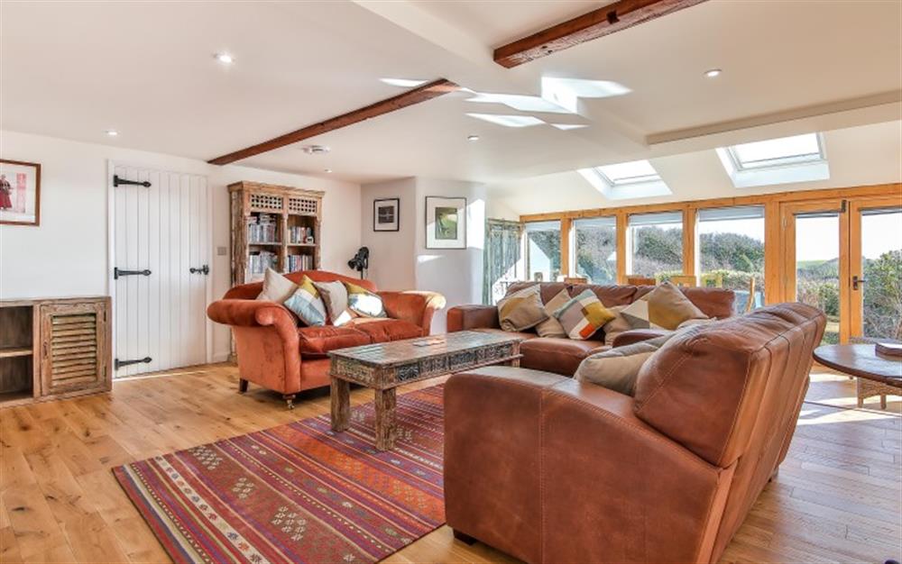 Spacious open plan living at Stoneybridge Cottage in East Portlemouth