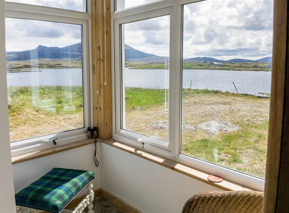 View from the front porch at Stoneybridge in Stoneybridge, Isle of South Uist, Outer Hebrides, Scotland