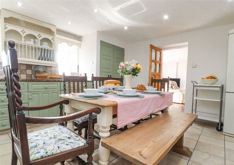Dining room at Stoneycross Cottage, near Ribchester