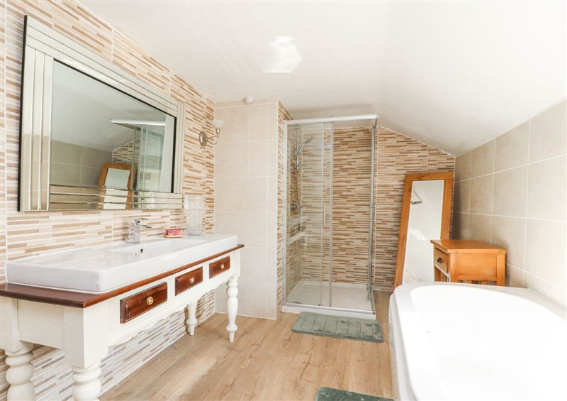 The bathroom at Stoneycross Cottage, near Ribchester
