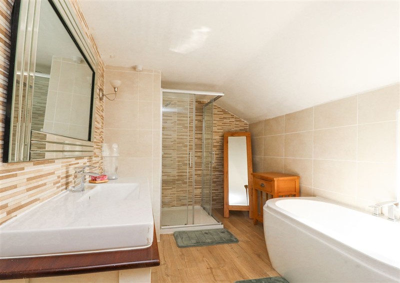 This is the bathroom at Stoneycross Cottage, near Ribchester