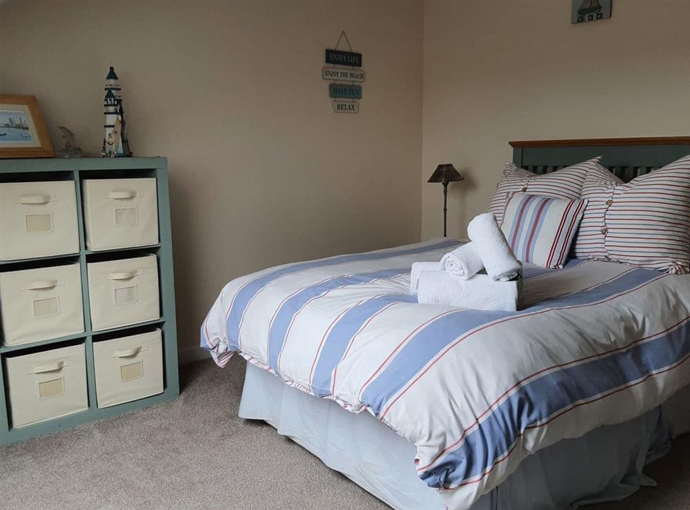 Double bedroom at Stonyfield cottage, in Rochester, Northumberland