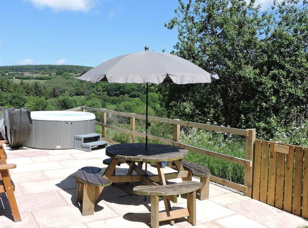 Outdoor area at Storey House Cottage in Hartoft, near Pickering, North Yorkshire