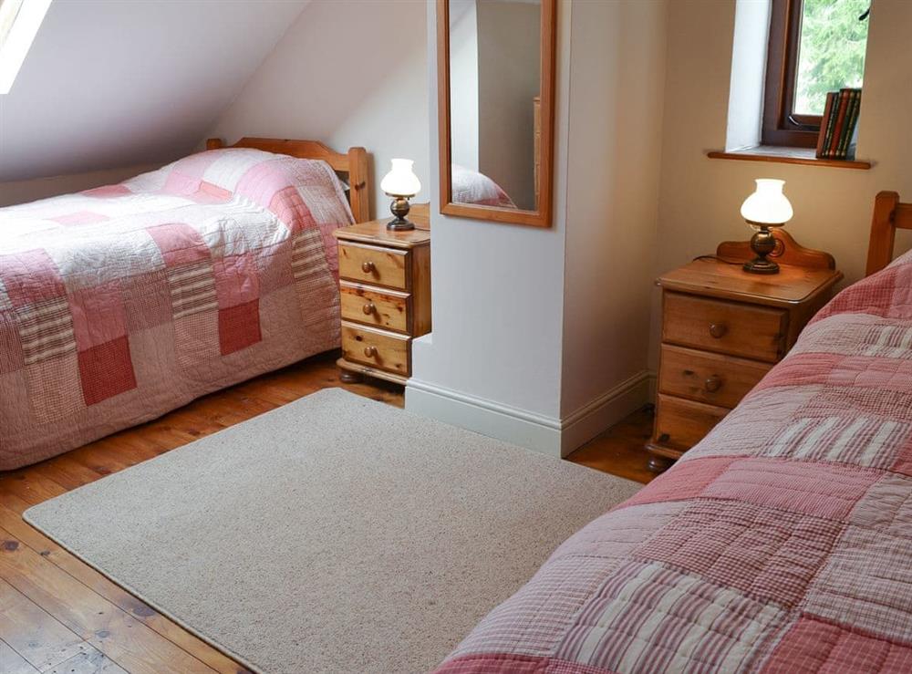 Twin bedroom at Storey House Cottage in Hartoft, near Pickering, North Yorkshire