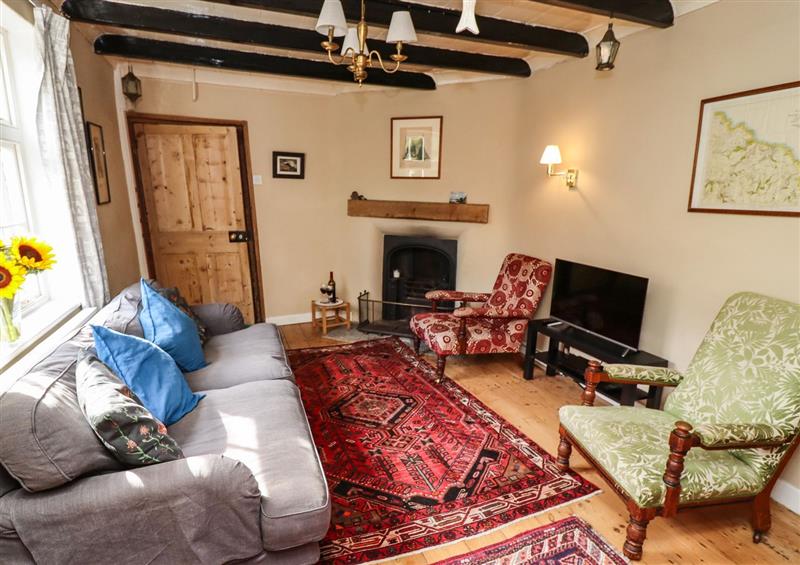 The living area at Storm Cottage, Whitby