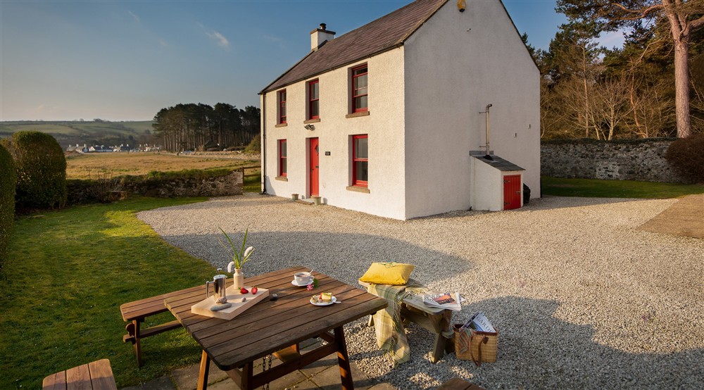 The exterior of Strand House, County Antrim