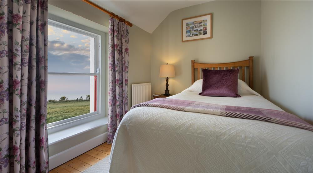 The single bedroom at Strand House in Cushendun, County Antrim