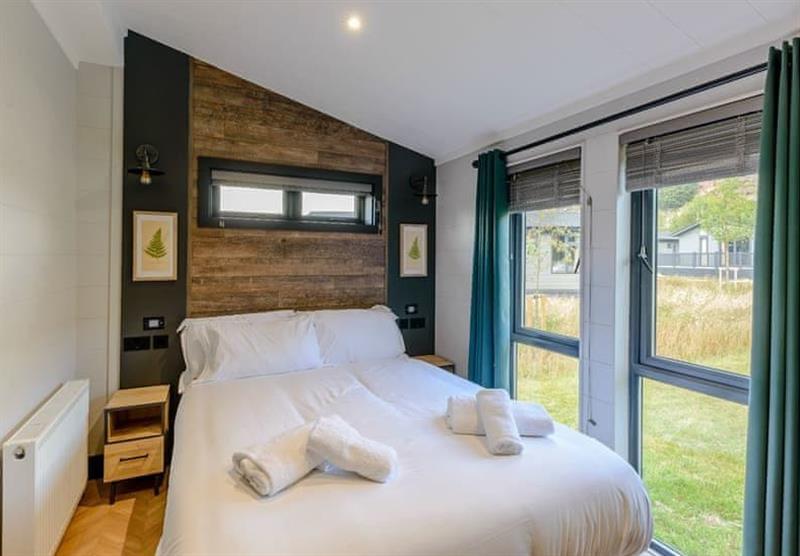 Bedroom in the Ettington Lodge Premier at Stratford Upon Avon Lodge Retreat in Snitterfield, Stratford Upon Avon