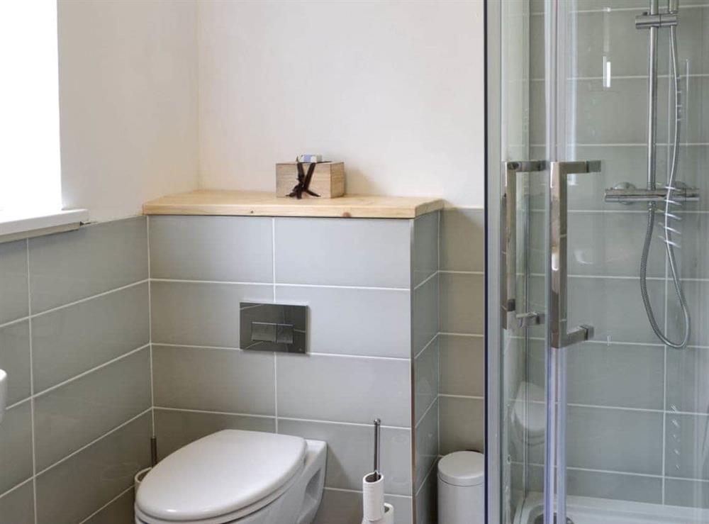 Shower room at Strathcashel Cottage in Rowardennan, near Balamaha, Lanarkshire