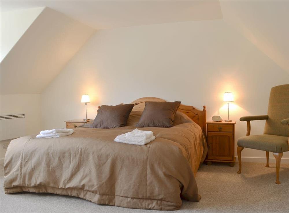 Double bedroom at Glenmeanich Cottage, 