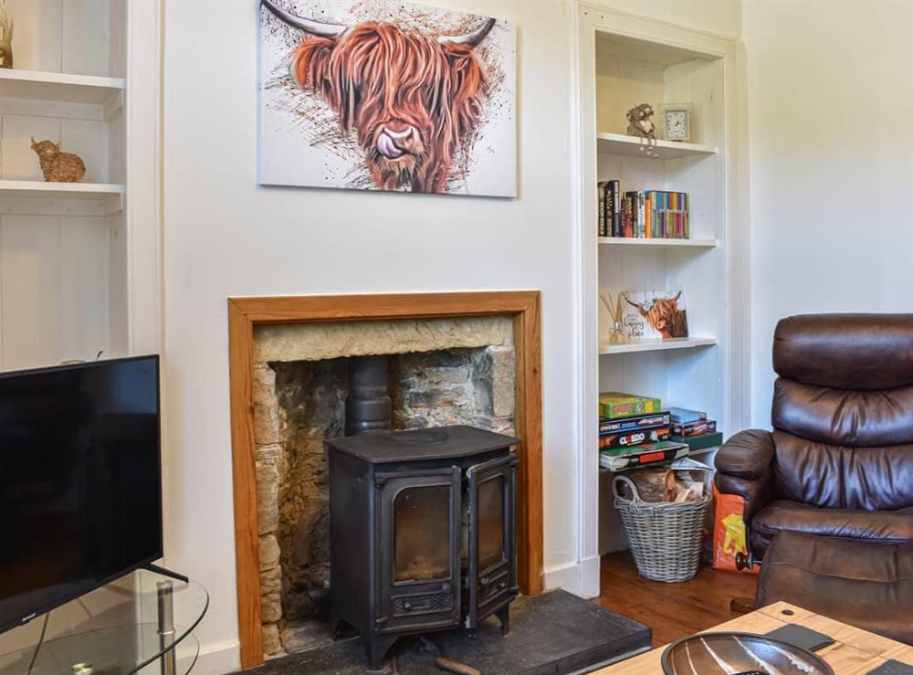 Living room at Strathlene Lodge in Strathlene, near Buckie, Banffshire