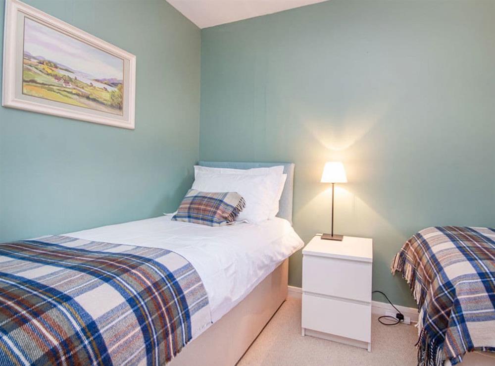 Twin bedroom at Strathy in Dornoch, Sutherland