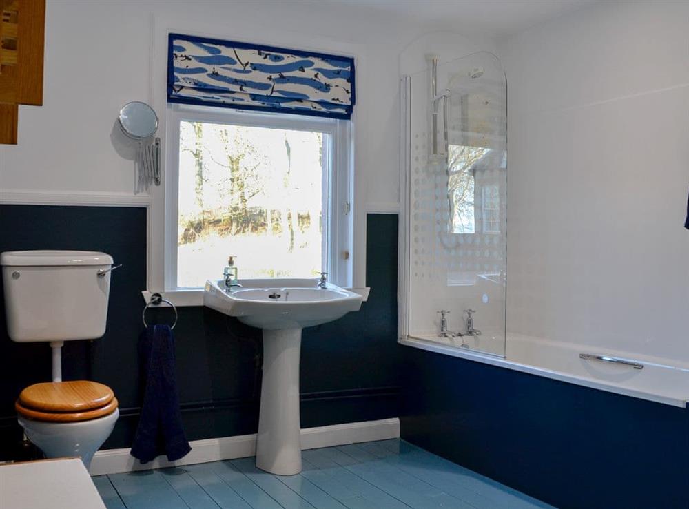 Bathroom at Straton Cottage in St Cyrus, near Montrose, Aberdeenshire