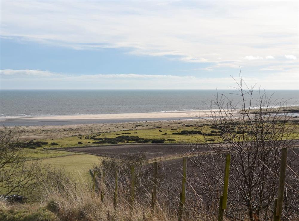 View at Straton Cottage in St Cyrus, near Montrose, Aberdeenshire