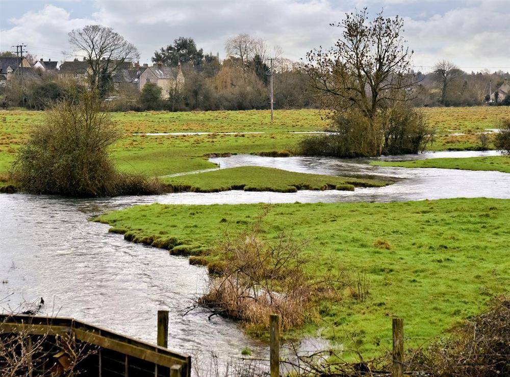The River Churn runs close-by at Stratton Mill in Cirencester, Gloucester., Gloucestershire