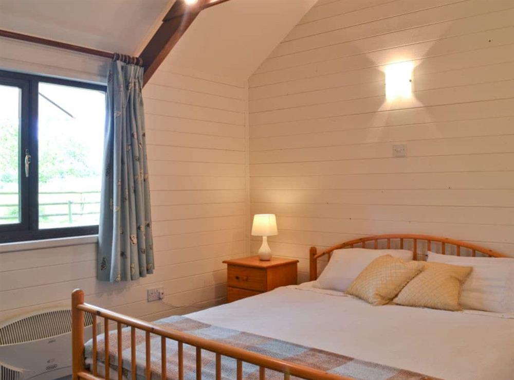 Double bedroom at Strawberry Lodge in Cheddar, Somerset