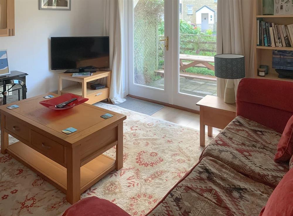 Living room at Stream Side in Falmouth, Cornwall