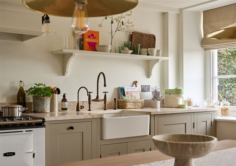 Kitchen at Stretton Hills Peaks - The Georgian House, Ludlow