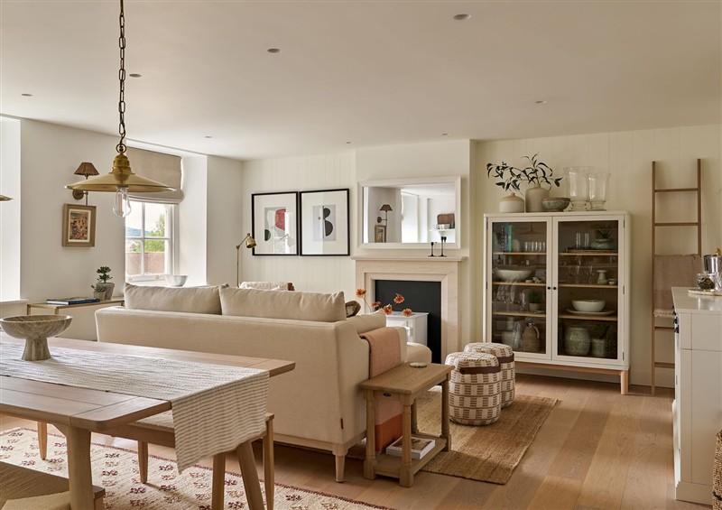 The living room at Stretton Hills Peaks - The Georgian House, Ludlow