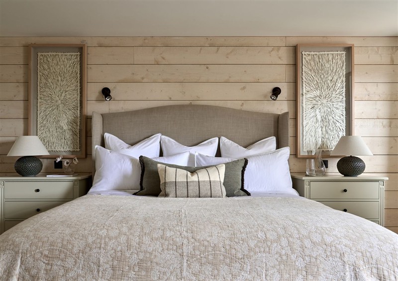 This is the bedroom at Stretton Hills Peaks - The Georgian House, Ludlow
