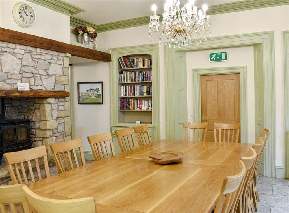 Well presented dining area at Strickland Manor  in Penrith, Cumbria